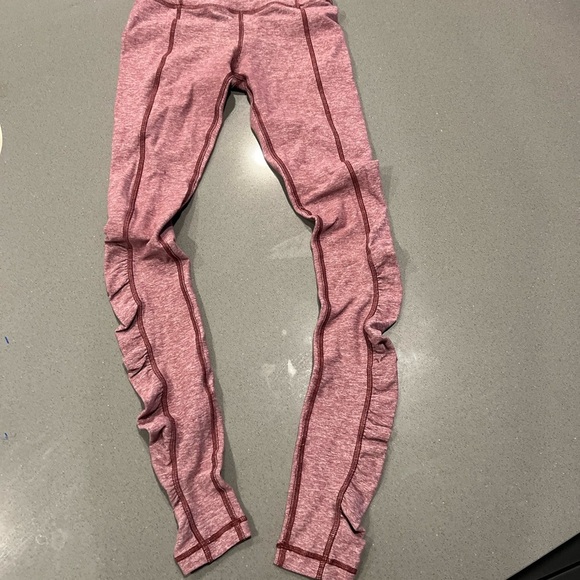 Lululemon Maroon Leggings - Picture 3 of 10